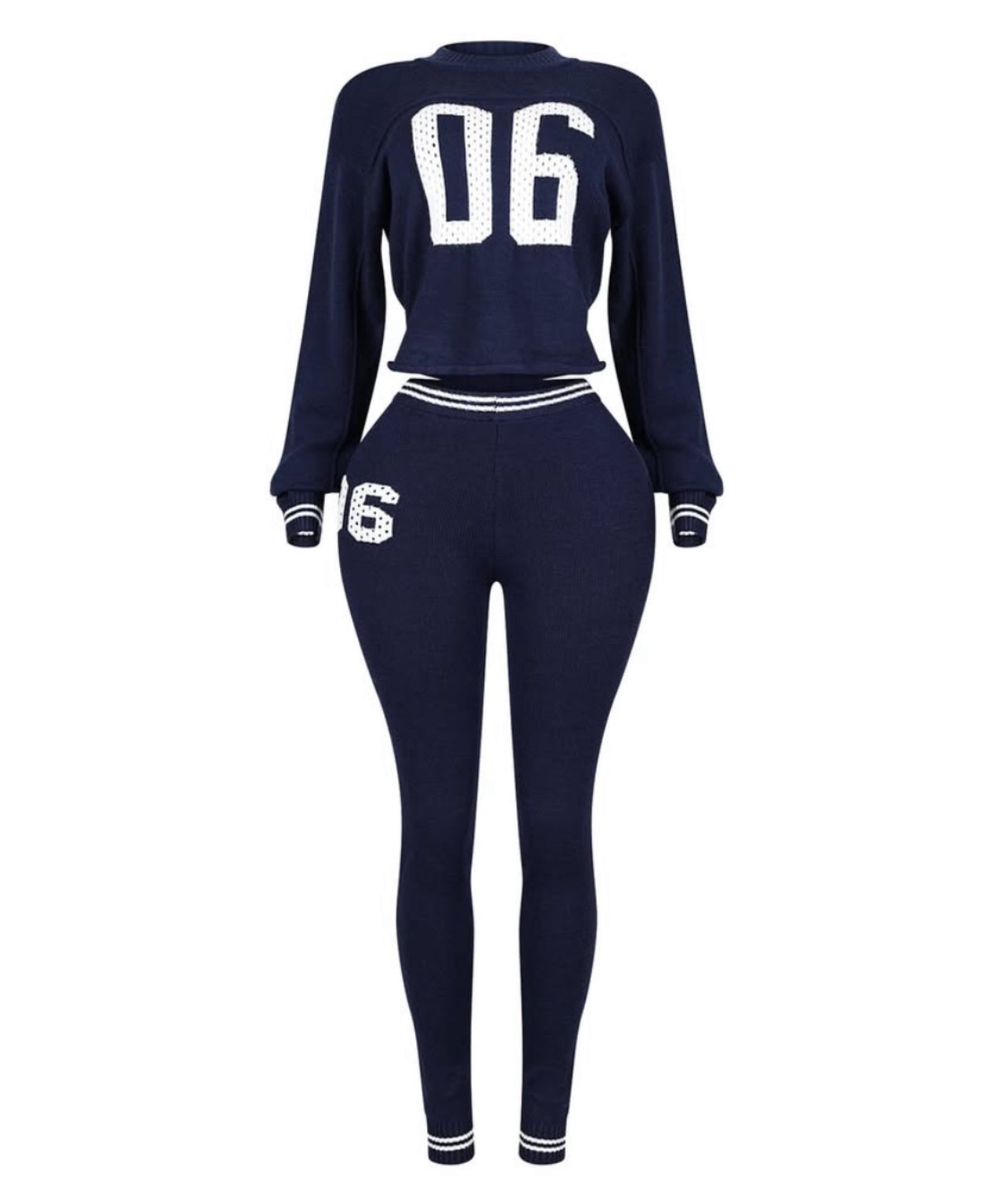 VARSITY SWEATER SET