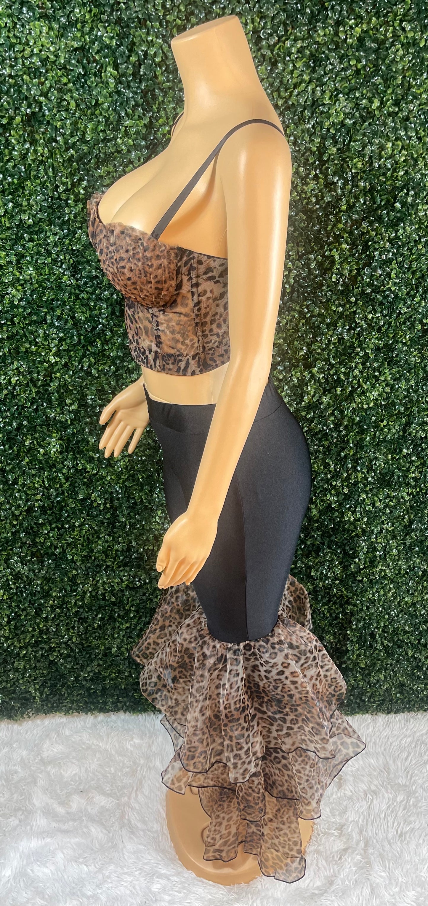 Cheetah corset