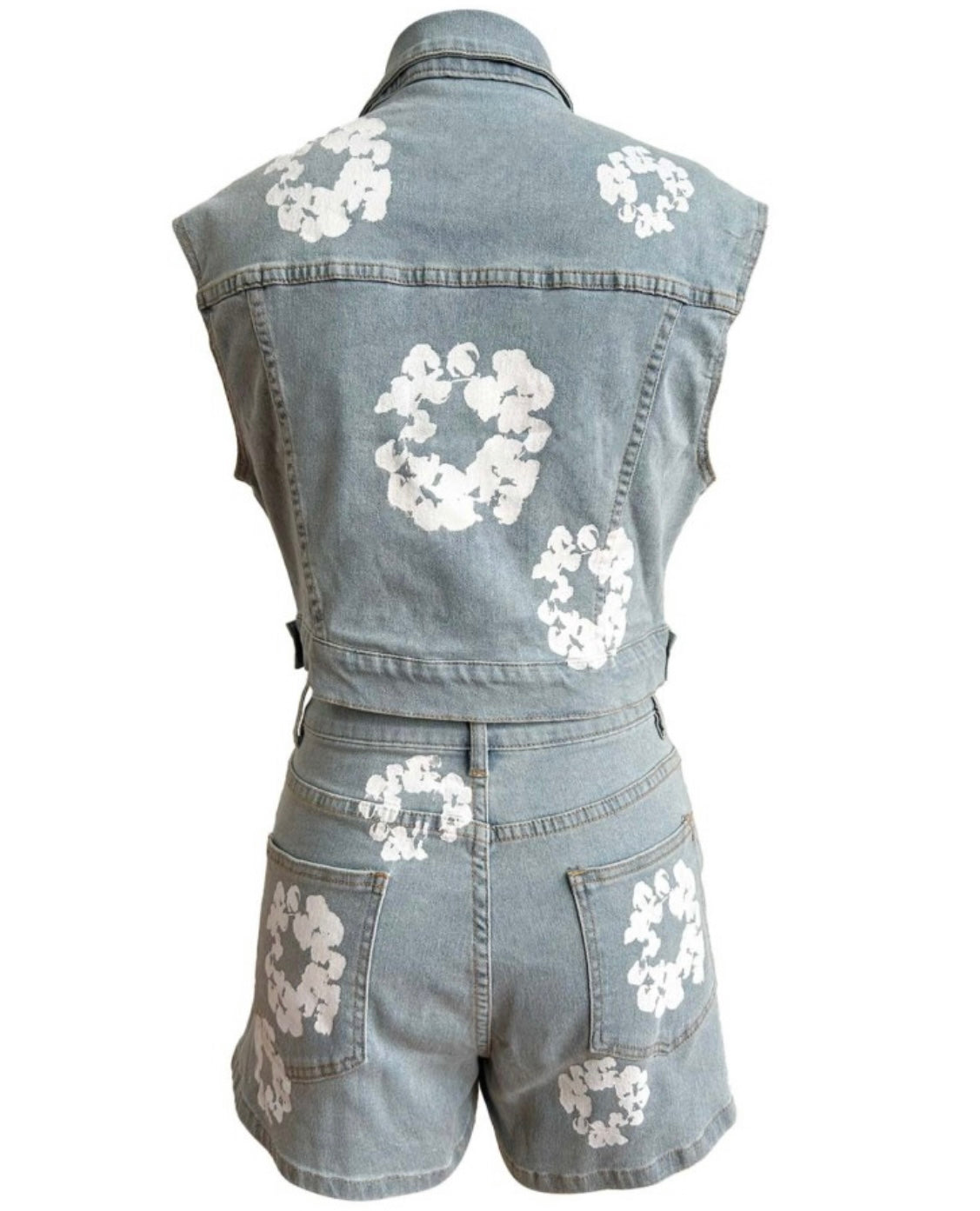 FLOWER GIRL SHORT SET