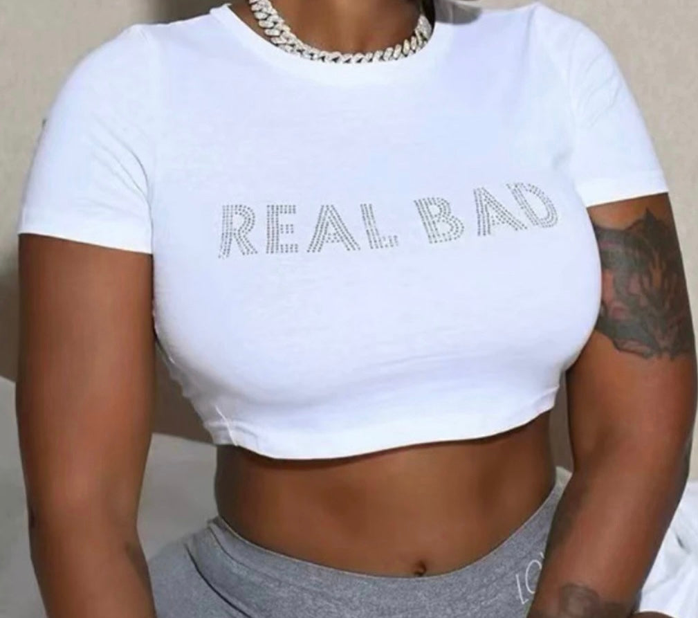 REAL BAD CROP TOP