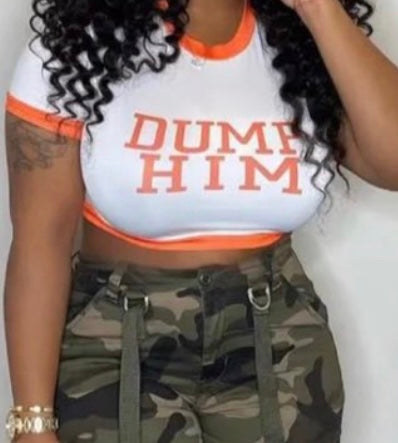 DUMP HIM CROP TOP