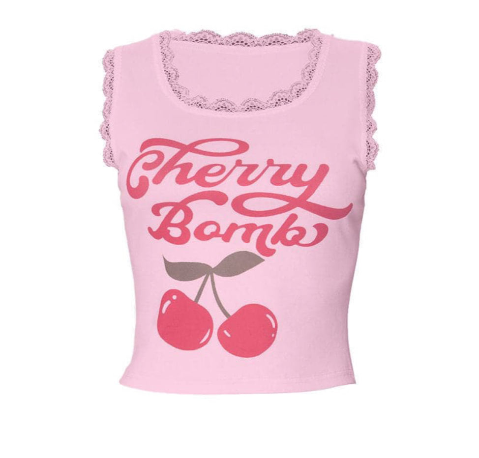 CHERRY BOMB TANK TOP